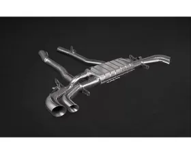 Capristo Exhaust OE Actuators Valved Exhaust System w/ Mid Silencer Delete & 200 Cell Sport Cat Mid Pipes Rolls Royce Cullinan