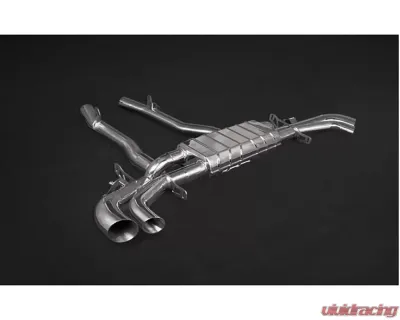 Capristo Exhaust OE Actuators Valved Exhaust System w/ Mid Silencer Delete & 200 Cell Sport Cat Mid Pipes Rolls Royce Cullinan - 02RR12903004