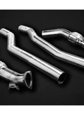 Capristo Exhaust Black Valved Exhaust with Bevelled Carbon Fiber Tips Audi RS6 | RS7 C8 2019-2024                                     - 02AU01903036-B - Image 3