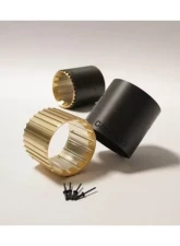 Capristo Exhaust Gold Carbon End Pipe Shells for Ferrari F8 2020-2022, Matte Finish                                     - 02FE12303015 - Image 2