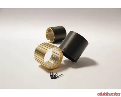 Capristo Exhaust Gold Carbon End Pipe Shells for Ferrari F8 2020-2022, Matte Finish - 02FE12303015