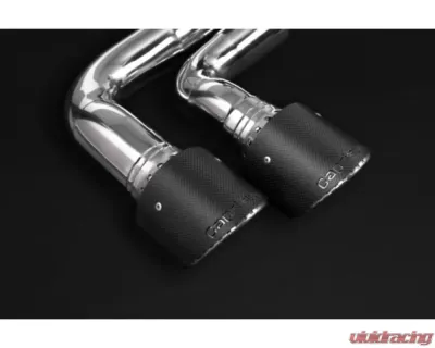 Capristo Exhaust Black Valved Exhaust with Middle Silencer Spare and Carbon Tips Lamborghini Urus 2018-2023 - 02LA11203008-B