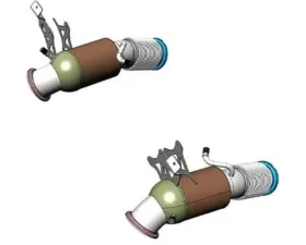 Capristo Exhaust OPF Replacement 200 Cell Cats for Maserati MC20 2022 T309 Stainless Steel