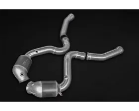 Capristo Exhaust 250 Cell Sports Cat Downpipes (for OPF Cars) Mercedes AMG C63 (W205)