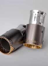 Capristo Exhaust Tips for McLaren 720S (2017-2022) - Silver Aluminum with Anodized Finish                                     - 02ML11003021-S - Image 2