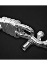 Capristo Exhaust Black Complete Valved Exhaust System with Carbon Tips (for PSE) Porsche 718 Spyder | GTS | Cayman GT4                                     - 02PO01003021NR-B - Image 2