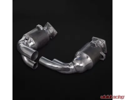 Capristo Exhaust Black 250 Cell Sports Cats Valved Exhaust with Carbon Tips (CES3) Porsche 991.2 Carrera | GTS - 02PO03903035-B