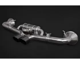Capristo Exhaust Black Valved Exhaust Muffler with Carbon Tips (OE Actuators) Porsche 992 GT3 | RS 2021+