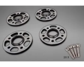 Capristo Wheel Spacers 11mm Front / 17mm Rear (Circle Shape) with Titanium Wheel Bolts Ferrari 488/F8/SF90 2019-2023