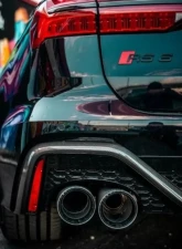 Capristo Exhaust OE Actuators Valved Exhaust System w/ Carbon Fiber Tips Audi RS6 C8 2019-2025                                     - 02AU01903037 - Image 12
