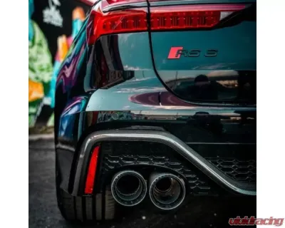 Capristo Exhaust OE Actuators Valved Exhaust System w/ Carbon Fiber Tips Audi RS6 C8 2019-2025 - 02AU01903037