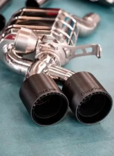 Capristo Exhaust OE Actuators Valved Exhaust System w/ Carbon Fiber Tips Audi RS6 C8 2019-2025                                     - 02AU01903037 - Image 8