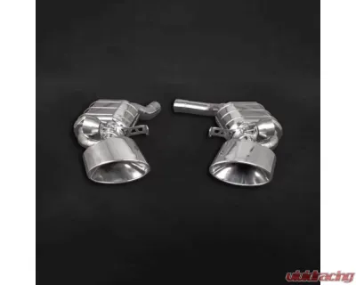 Capristo Exhaust OE Actuators Valved Exhaust System w/ RS Style Oval Tips Audi RS6 C8 2019-2025 - 02AU01903038