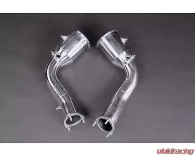 Capristo Exhaust 250 Cell Catted Downpipes w/ OE OPF/GPF Audi RS6 C8 2019-2025 - 02AU01903039