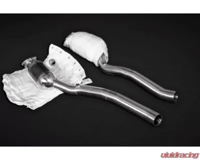 Capristo Exhaust 250 Cell Sports Cats Downpipes w/ Heat Blankets Ferrari F12 | 812SF 2013-2022 - 02FE03703015