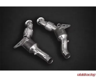 Capristo Exhaust 250 Cell Sports Cats with Heat Blankets for Ferrari F8 2020-2022 - 02FE12303016