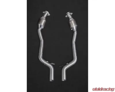 Capristo Exhaust Valved Exhaust System for Jaguar F-Type V8 R 2014-2023 with CES3 200 Cell Sports Cats - 02JA02803034