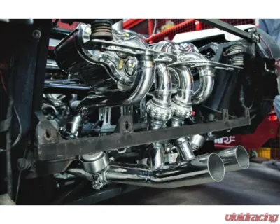 Capristo Exhaust Racing Valved Exhaust System w/ Headers, Sports Cats & Ceramic Coated Tip Lamborghini Murcielago LP640 2001-2010 - 02LA01403008