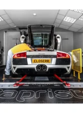 Capristo Exhaust Racing Valved Exhaust System w/ Headers, Sports Cats & Ceramic Coated Tip Lamborghini Murcielago LP640 2001-2010                                     - 02LA01403008 - Image 8
