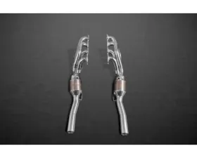 Capristo Exhaust 250 Cell Sports Cat Headers w/ Post Cat Race Pipe Mercedes AMG C63 2008-2014