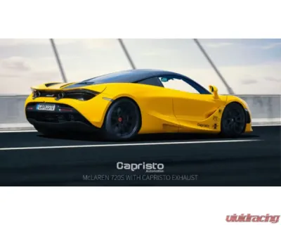 Capristo Exhaust 250 Cell Sports Cats Downpipes with Heat Blankets for McLaren 720S 2017-2022 - 02ML110.720SportCat250