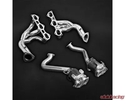 Capristo Exhaust 250 Cell Sport Cats & Header Manifolds Set Porsche 718 Spyder | Cayman 2017-2023 - 02PO01003020