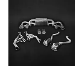 Capristo Exhaust Complete Valved Exhaust System w/ Carbon Tips For PSE Porsche 718 Spyder | Cayman 2017-2023