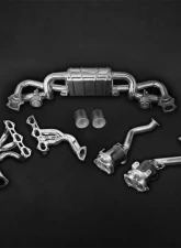 Capristo Exhaust Complete Valved Exhaust System w/ Carbon Tips For PSE Porsche 718 Spyder | Cayman 2017-2023                                     - 02PO01003021 - Image 9