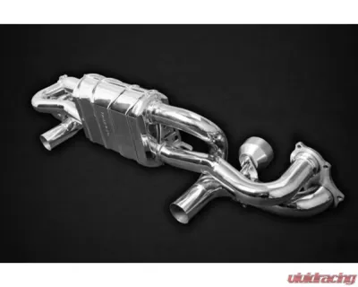 Capristo Exhaust Complete Valved Exhaust System w/ Carbon Tips For PSE Porsche 718 Spyder | Cayman 2017-2023 - 02PO01003021