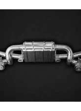 Capristo Exhaust Complete Valved Exhaust System w/ Carbon Tips For PSE Porsche 718 Spyder | Cayman 2017-2023                                     - 02PO01003021 - Image 8