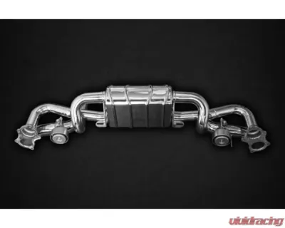 Capristo Exhaust Complete Valved Exhaust System w/ Carbon Tips For PSE Porsche 718 Spyder | Cayman 2017-2023 - 02PO01003021