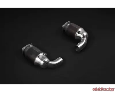 Capristo Exhaust 250 Cell Sports Cats for Porsche 991.2 Turbo 2017-2019, T309 Stainless Steel - 02PO03903038