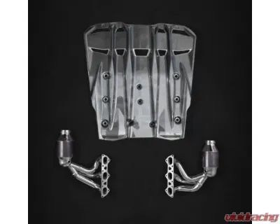 Capristo Exhaust Headers w/ 250 Cell Sports Cat Porsche 991.2 GT3RS 2018-2019 - 02PO08603018GT3RSK