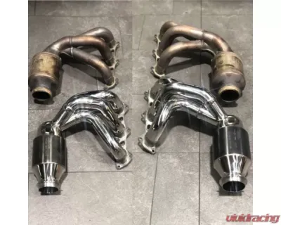 Capristo Exhaust Headers w/ 250 Cell Sports Cat Porsche 991.2 GT3RS 2018-2019 - 02PO08603018GT3RSK