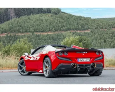 Capristo Exhaust Carbon Fiber Rear Spoiler Ferrari F8 Tributo | Spider 2020-2022 - 03FE12310007LG