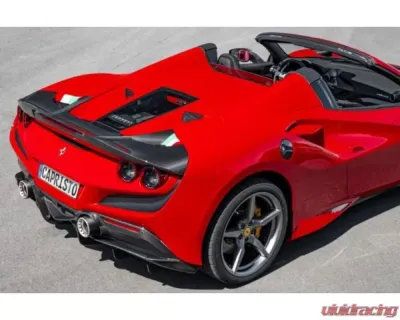 Capristo Exhaust Carbon Fiber Rear Spoiler Ferrari F8 Tributo | Spider 2020-2022 - 03FE12310007LG