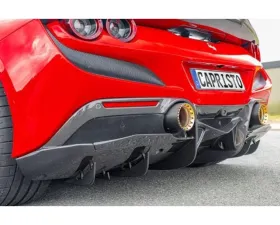 Capristo Exhaust Carbon Fiber Rear Diffuser Ferrari F8 Tributo | Spider 2020-2022
