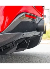 Capristo Exhaust Carbon Fiber Rear Diffuser Ferrari F8 Tributo | Spider 2020-2022                                     - 03FE12310008LG - Image 2