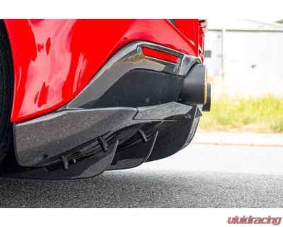 Capristo Exhaust Carbon Fiber Rear Diffuser Ferrari F8 Tributo | Spider 2020-2022 - 03FE12310008LG