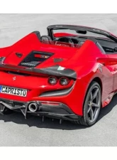 Capristo Exhaust Carbon Fiber Rear Diffuser Ferrari F8 Tributo | Spider 2020-2022                                     - 03FE12310008LG - Image 3