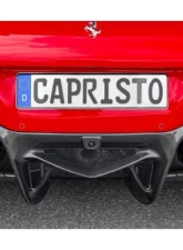 Capristo Exhaust Carbon Fiber Rear Diffuser Ferrari F8 Tributo | Spider 2020-2022                                     - 03FE12310008LG - Image 4