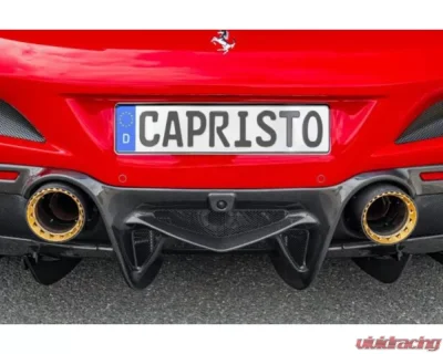 Capristo Exhaust Carbon Fiber Rear Diffuser Ferrari F8 Tributo | Spider 2020-2022 - 03FE12310008LG