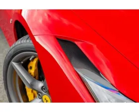 Capristo Exhaust Carbon Fiber Headlight Air Vents Ferrari F8 Tributo | Spider 2020-2022