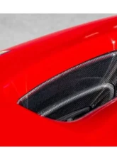 Capristo Exhaust 2 Piece Carbon Fiber Front Air Vents Ferrari F8 Tributo | Spider 2020-2022                                     - 03FE12310012LG - Image 4