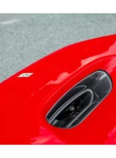Capristo Exhaust 2 Piece Carbon Fiber Front Air Vents Ferrari F8 Tributo | Spider 2020-2022                                     - 03FE12310012LG - Image 2