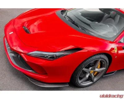 Capristo Exhaust 2 Piece Carbon Fiber Front Air Vents Ferrari F8 Tributo | Spider 2020-2022 - 03FE12310012LG