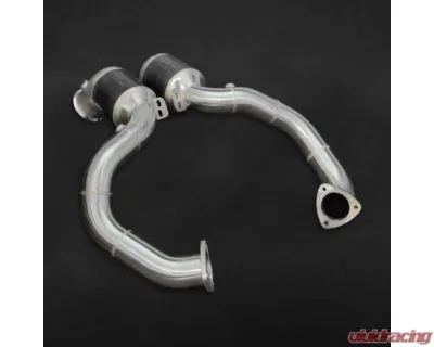 Capistro Exhaust Race Downpipes with Heat Blankets Aston Martin Vantage | AMR M177 2018-2024 - 02AM050030CD