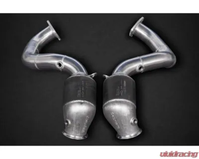 Capistro Exhaust Race Downpipes with Heat Blankets Aston Martin Vantage | AMR M177 2018-2024 - 02AM050030CD