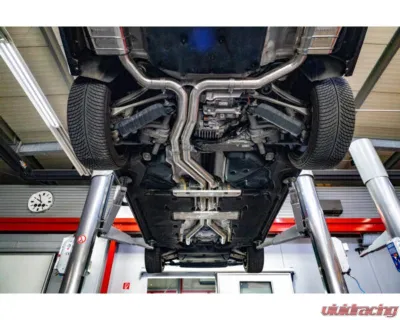 Capristo Exhaust Valved Catback Exhaust System w/OE Actuators Capristo Tips Audi S8 D5 - 02AU09403014