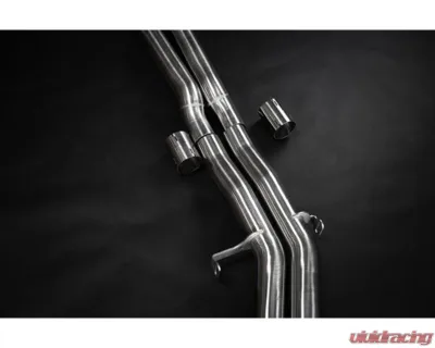 Capristo Exhaust Valved Catback Exhaust System w/OE Actuators Capristo Tips Audi S8 D5 - 02AU09403014